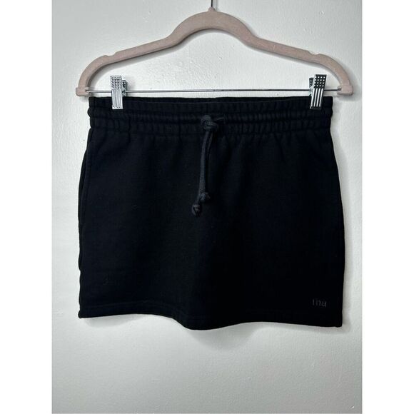 Tna Aritzia Cozy Fleece Boyfriend Mini Skirt Size S Drawstring Athleisure Y2K - Picture 1 of 8